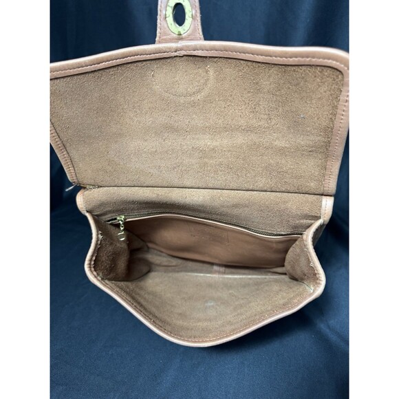 Vintage Coach 9927 Willis Leather Bag British Tan Brass Hardwear  - No Handles - Picture 11 of 13